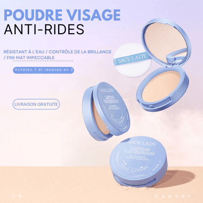 Poudre Visage Anti-Rides et Anti-Brillance – SACE LADY [Achetez-en 1 & Recevez-en 2] + Cadeaux Offerts