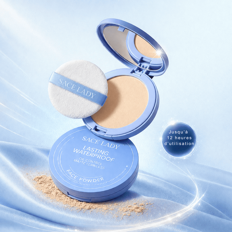 Poudre Visage Anti-Rides et Anti-Brillance – SACE LADY [Achetez-en 1 & Recevez-en 2] + Cadeaux Offerts
