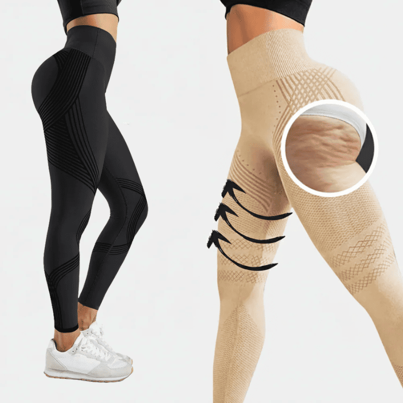 Legging Modeladora Anti-Celulite BelleFit™ 3D – Efeito Levanta Bumbum e Barriga Chapada