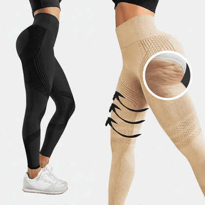 Legging Modeladora Anti-Celulite BelleFit™ 3D – Efeito Levanta Bumbum e Barriga Chapada