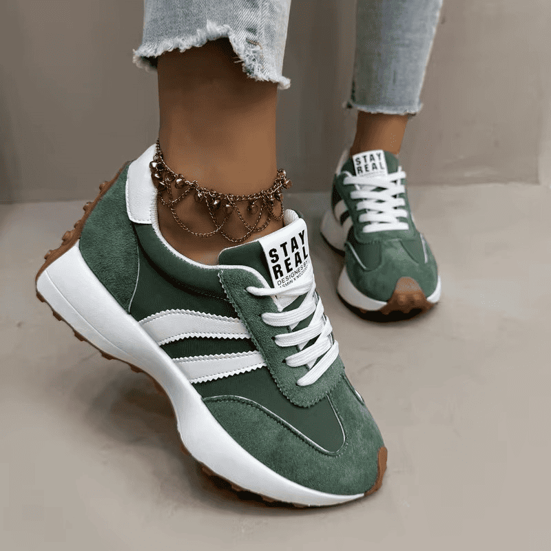 Baskets Orthopédiques pour Femme OrthoBelle – Confort, Style & Soulagement Réel pour Vos Pieds + Semelle offerte