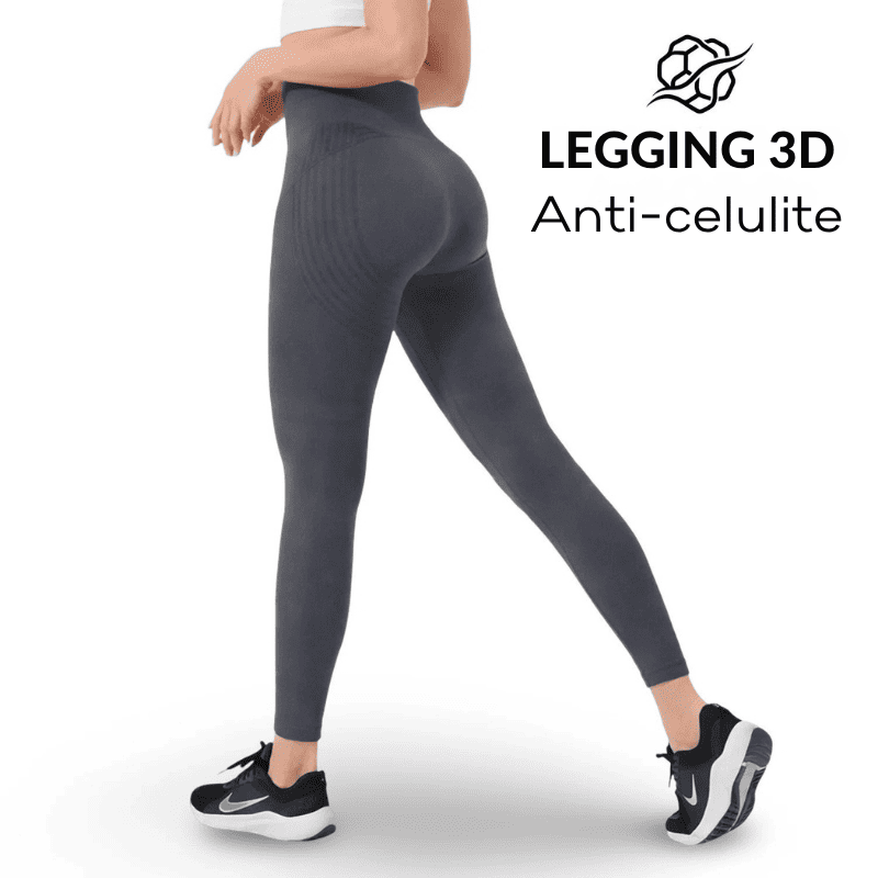 Legging Modeladora Anti-Celulite BelleFit™ 3D – Efeito Levanta Bumbum e Barriga Chapada