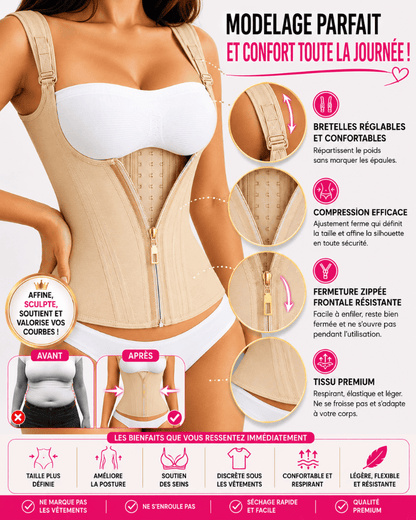Gaine Sculptante BellaShape™ – Galbe, Soutient et Met en Valeur + Cadeaux Offerts