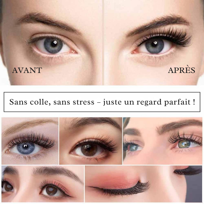 Cils Magnétiques Réutilisables SyncLashes + Applicateur Magnétique GRATUIT