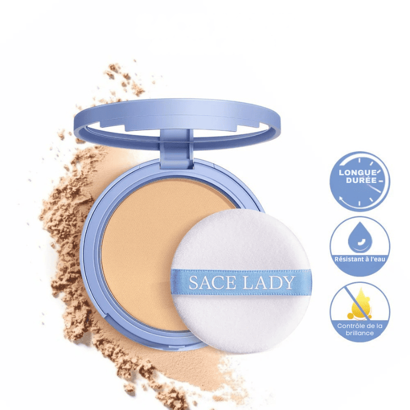 Poudre Visage Anti-Rides et Anti-Brillance – SACE LADY [Achetez-en 1 & Recevez-en 2] + Cadeaux Offerts
