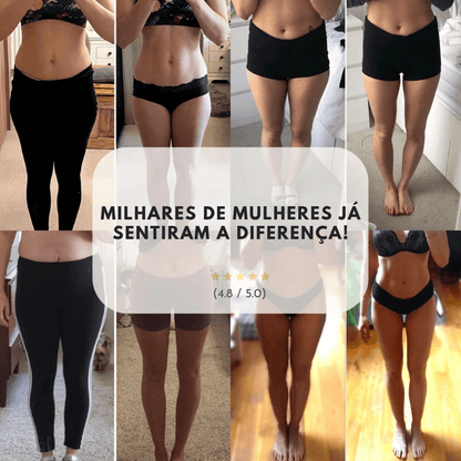 Legging Modeladora Anti-Celulite BelleFit™ 3D – Efeito Levanta Bumbum e Barriga Chapada