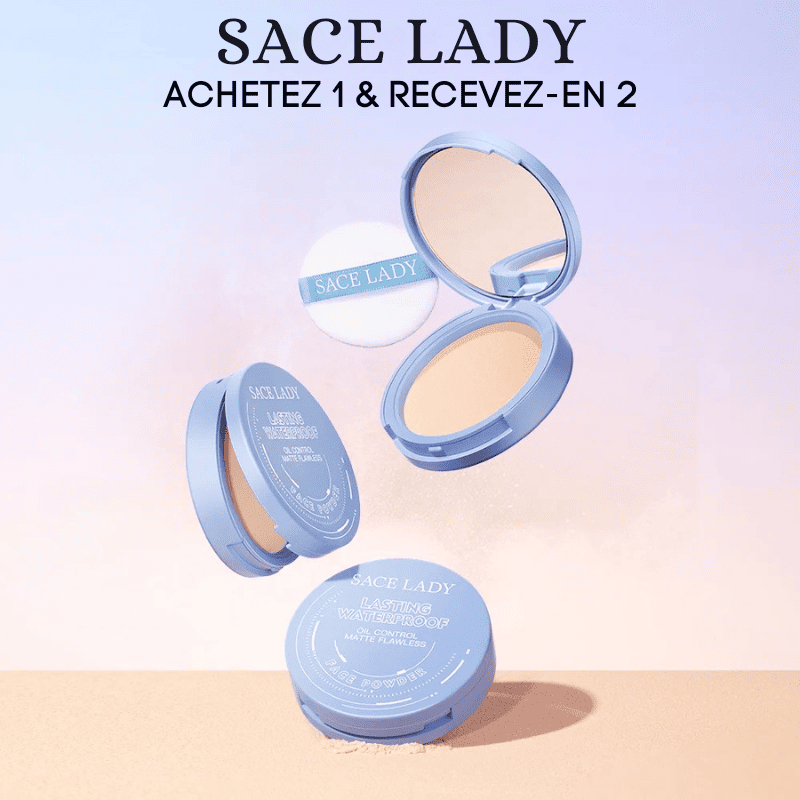 Poudre Visage Anti-Rides et Anti-Brillance – SACE LADY [Achetez-en 1 & Recevez-en 2] + Cadeaux Offerts