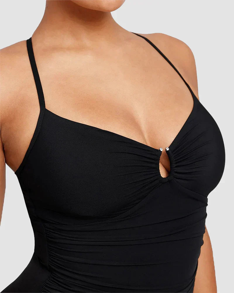 Shesways® Sculpt & Shine U-Ring Shaping Swimsuit