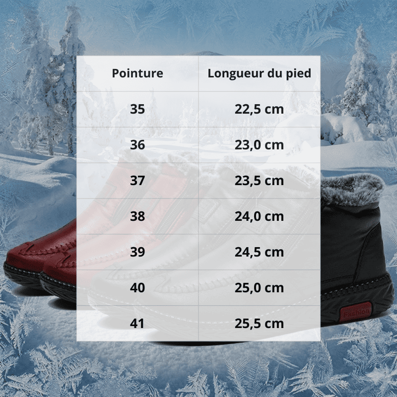 Botte Polaire Orthopédique – Confort pour Marcher sans Douleur + Semelle Offerte
